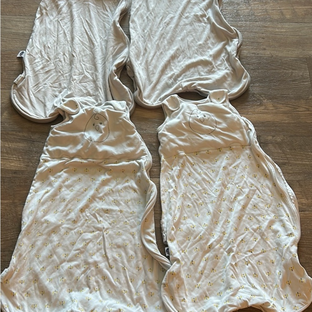 Lot of 4 Nested Bean Baby Sleep Sacks